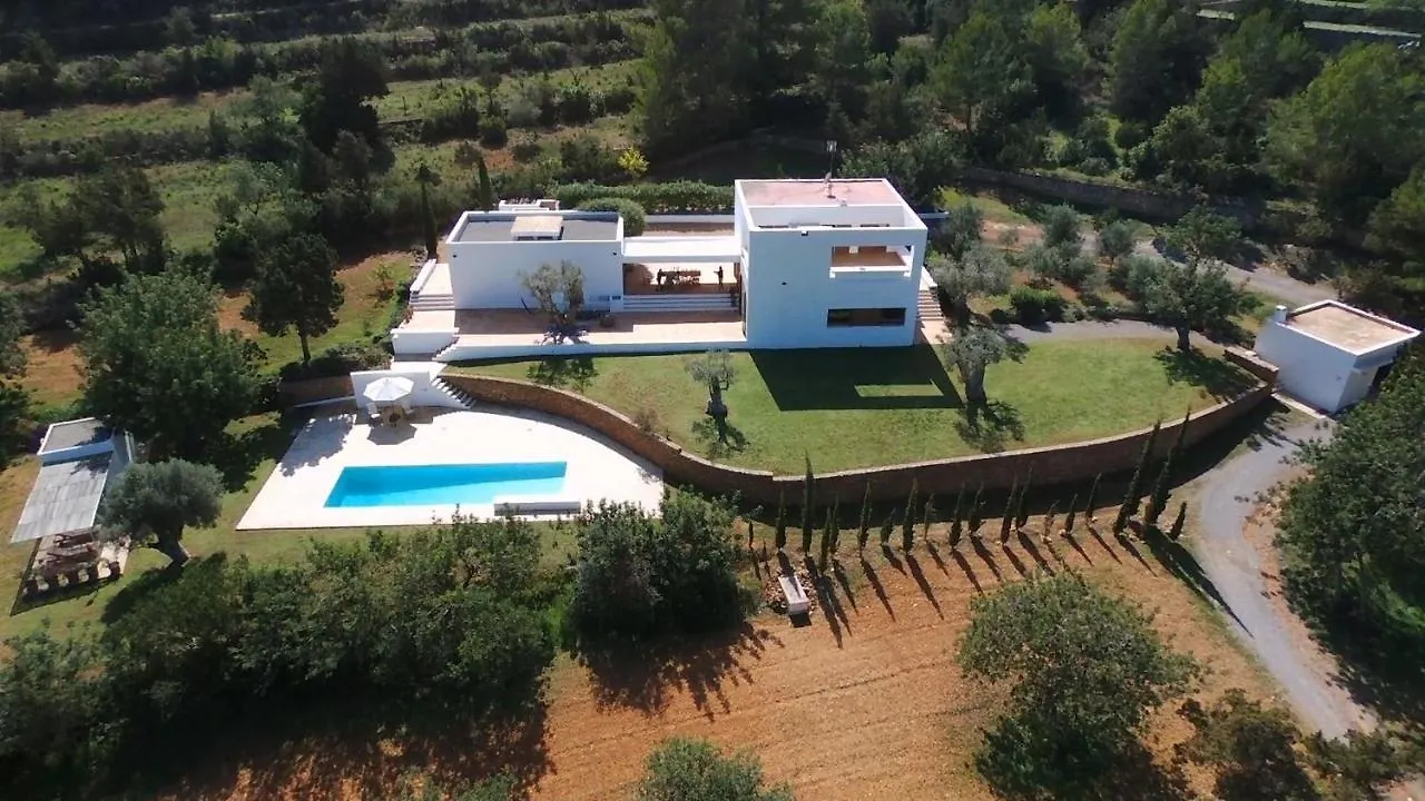 Вилла White House Ibiza Modernist Design Can Perez Sea Views Es Figueral Санта-Эулалия-дель-Рио